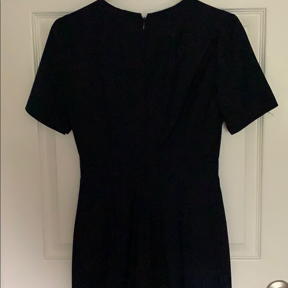 J.Crew Navy short sleeve suit dress, sz 0 - Picture 4 of 4